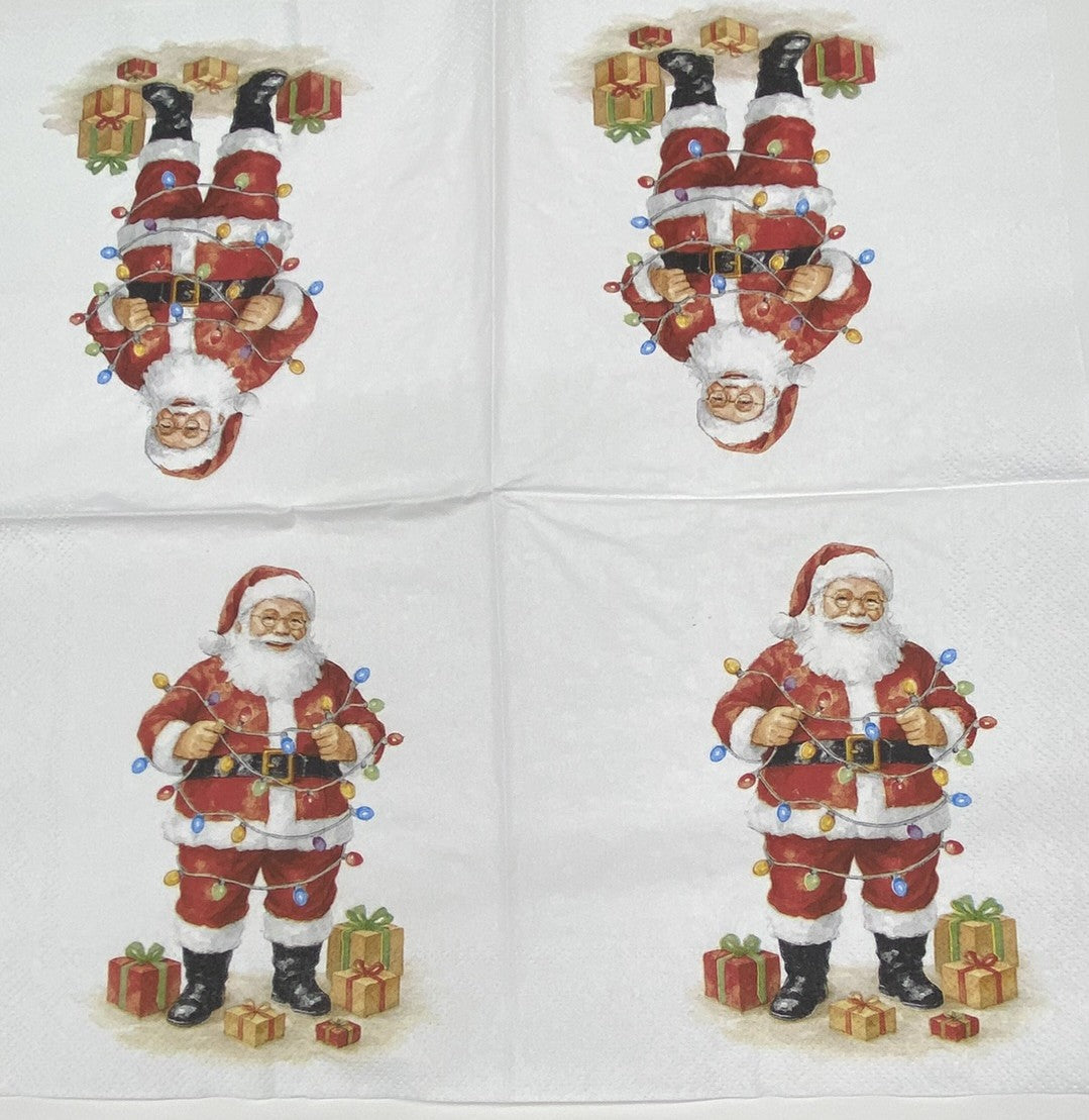 Servilletas para decoupage, almuerzo de 6,5" (2 piezas) - Tractor festivo