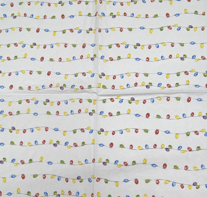 Decoupage Napkins 6.5" (2pcs)- Funny Lights