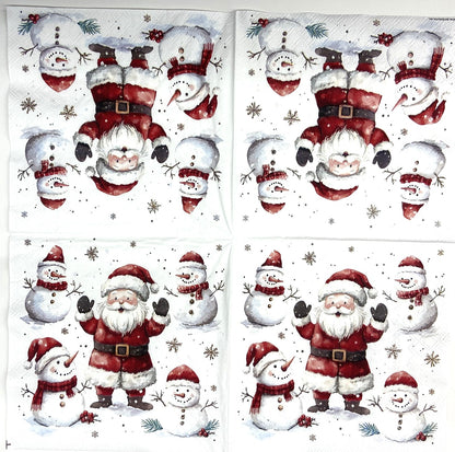 Decoupage Napkins 6.5" (2pcs)- Jolly Friends