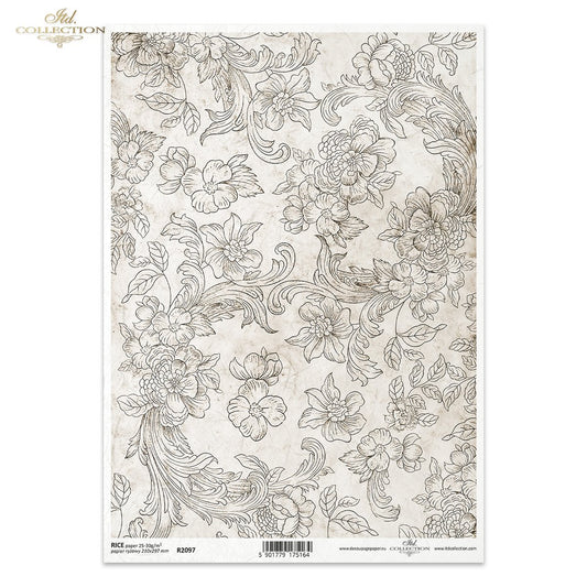 ITD Collection A4 Rice Paper - R2097