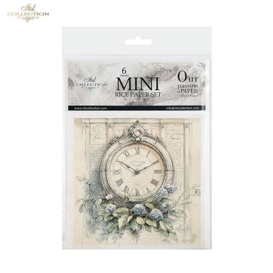 ITD Mini Collection Rice Paper Set - Clocks