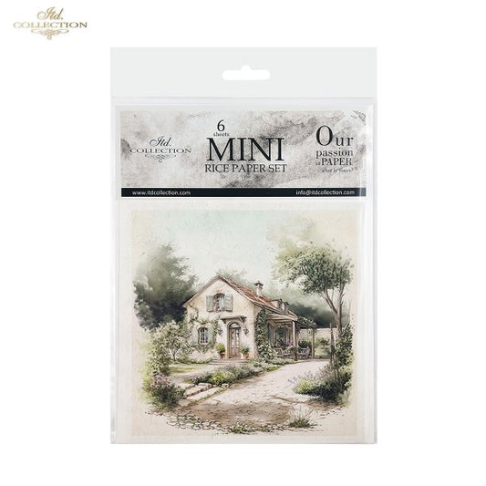 ITD Mini Collection Rice Paper Set - Cottages