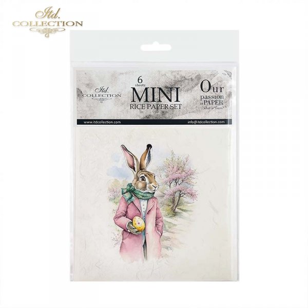 ITD Mini Collection Rice Paper Set - Easter Bunny
