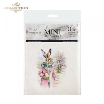 ITD Mini Collection Rice Paper Set - Easter Bunny