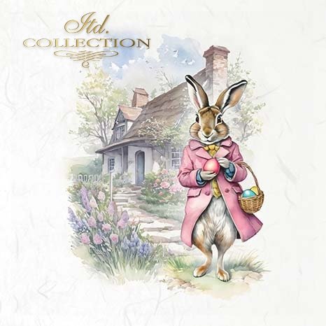 ITD Mini Collection Rice Paper Set - Easter Bunny