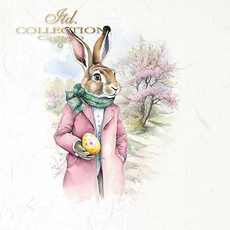 ITD Mini Collection Rice Paper Set - Easter Bunny