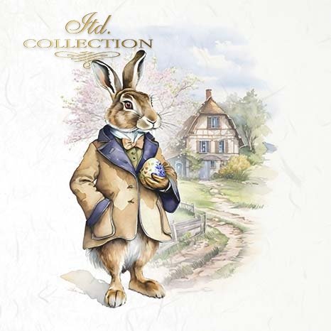 ITD Mini Collection Rice Paper Set - Easter Bunny
