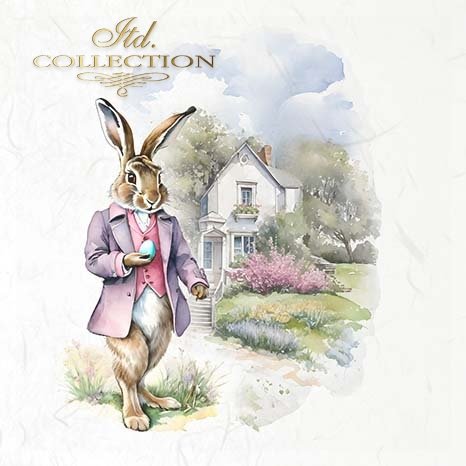ITD Mini Collection Rice Paper Set - Easter Bunny