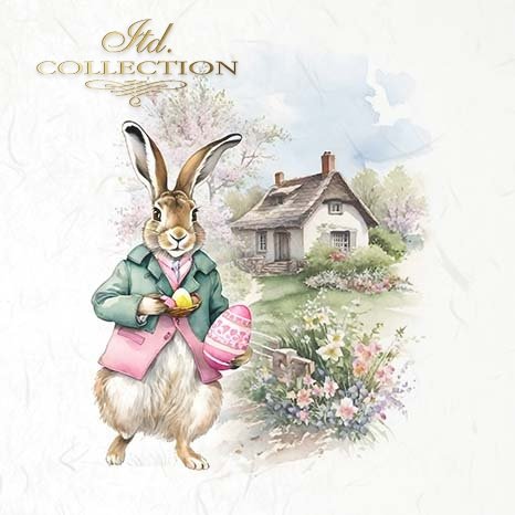 ITD Mini Collection Rice Paper Set - Easter Bunny