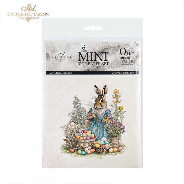 ITD Mini Collection Rice Paper Set - Easter Bunny II