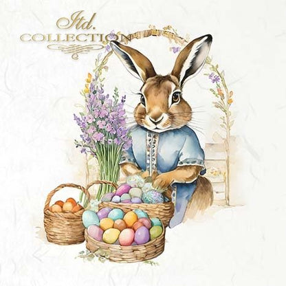 ITD Mini Collection Rice Paper Set - Easter Bunny II