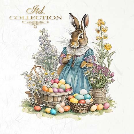 ITD Mini Collection Rice Paper Set - Easter Bunny II