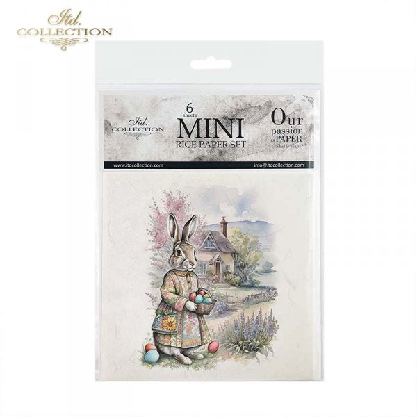 ITD Mini Collection Rice Paper Set - Easter Bunny III