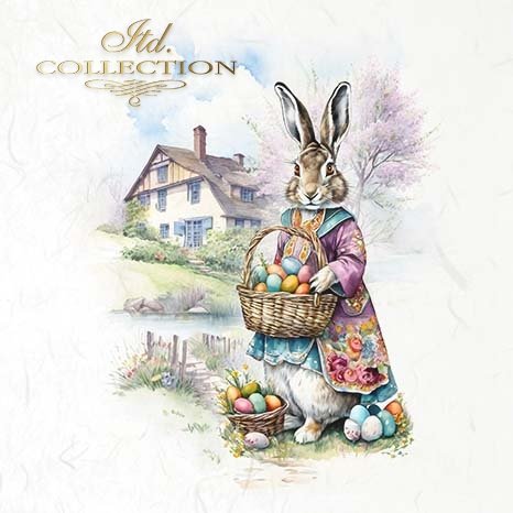 ITD Mini Collection Rice Paper Set - Easter Bunny III