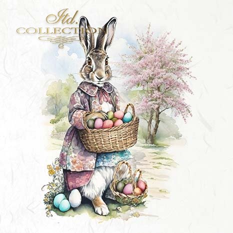 ITD Mini Collection Rice Paper Set - Easter Bunny III