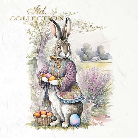 ITD Mini Collection Rice Paper Set - Easter Bunny III