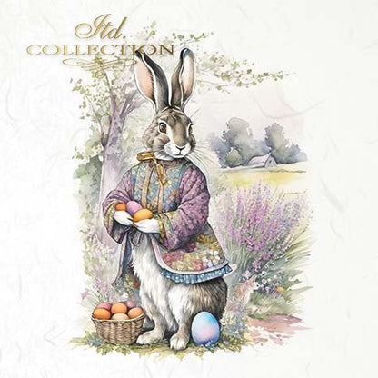 ITD Mini Collection Rice Paper Set - Easter Bunny III