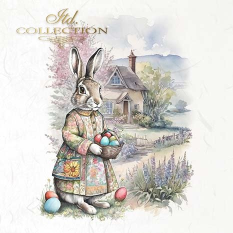 ITD Mini Collection Rice Paper Set - Easter Bunny III