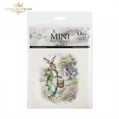 ITD Mini Collection Rice Paper Set - Easter Bunny IIII