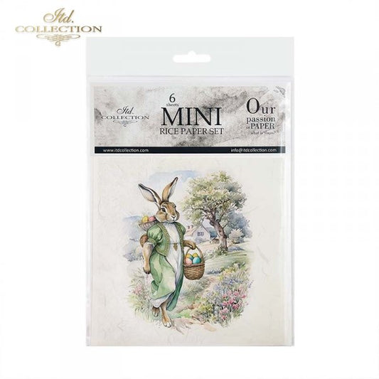 ITD Mini Collection Rice Paper Set - Easter Bunny IIII