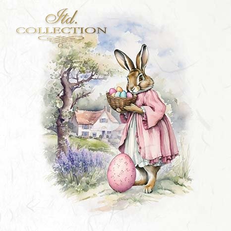 ITD Mini Collection Rice Paper Set - Easter Bunny IIII