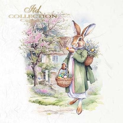 ITD Mini Collection Rice Paper Set - Easter Bunny IIII