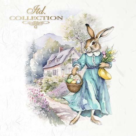 ITD Mini Collection Rice Paper Set - Easter Bunny IIII
