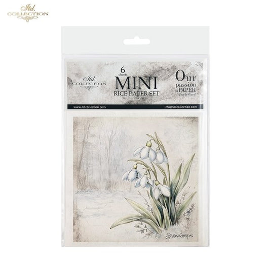 ITD Mini Collection Rice Paper Set - Flowers