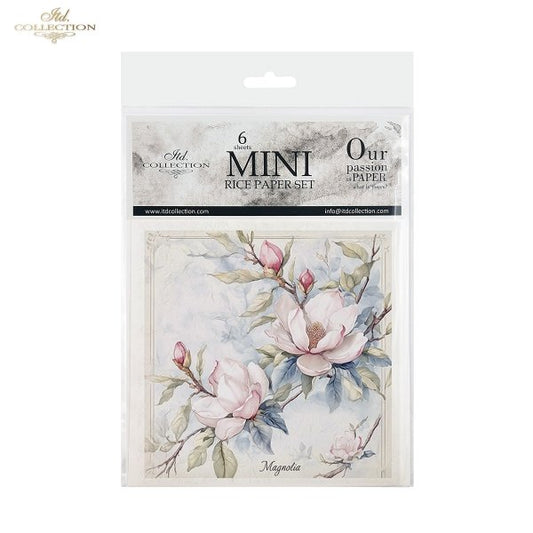 ITD Mini Collection Rice Paper Set - Flowers V