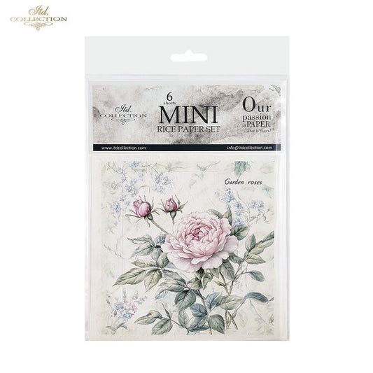 ITD Mini Collection Rice Paper Set - Flowers VI