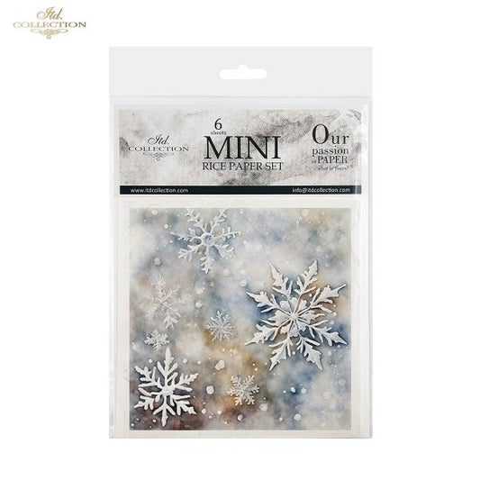 ITD Mini Collection Rice Paper Set - Snowflakes