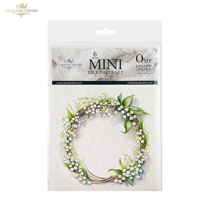 ITD Mini Collection Rice Paper Set - Spring Wreaths