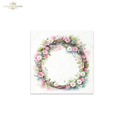 ITD Mini Collection Rice Paper Set - Spring Wreaths