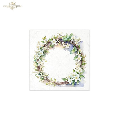 ITD Mini Collection Rice Paper Set - Spring Wreaths
