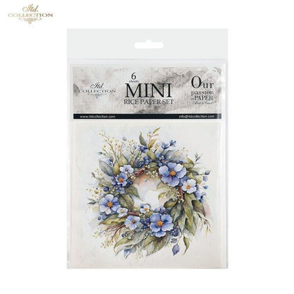 ITD Mini Collection Rice Paper Set - Spring Wreaths III