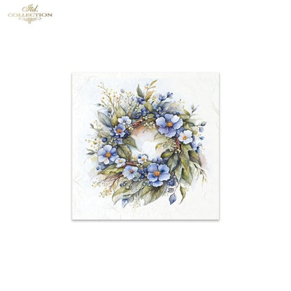 ITD Mini Collection Rice Paper Set - Spring Wreaths III