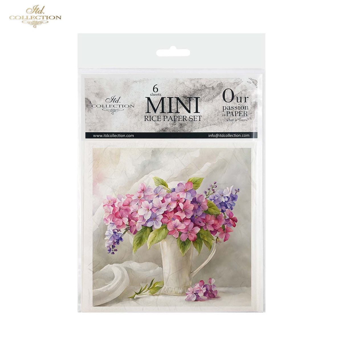 ITD Mini Collection Rice Paper Set - Summer Flowers
