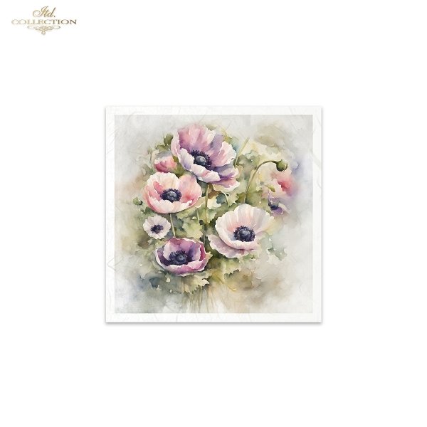 ITD Mini Collection Rice Paper Set - Summer Flowers