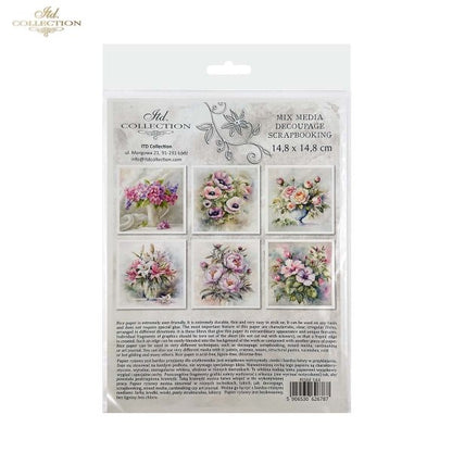ITD Mini Collection Rice Paper Set - Summer Flowers