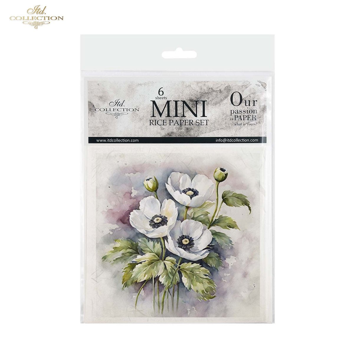 ITD Mini Collection Rice Paper Set - Summer Flowers II