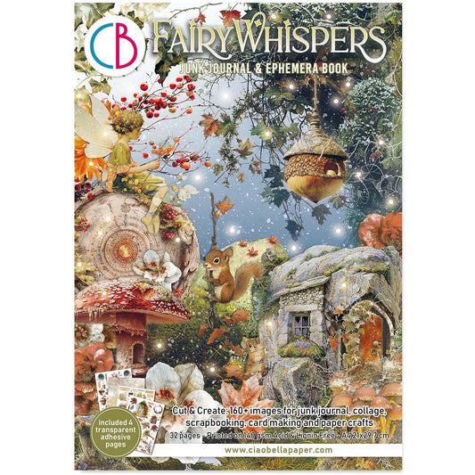 Junk Journal & Ephemera Book A4 32/Pkg - Fairy Whispers
