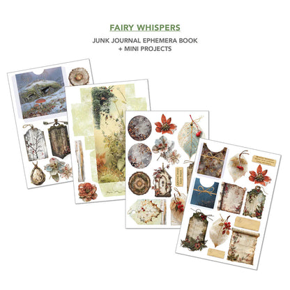 Junk Journal & Ephemera Book A4 32/Pkg - Fairy Whispers