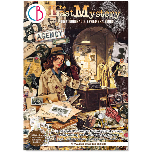 Junk Journal & Ephemera Book A4 32/Pkg - The Last Mystery