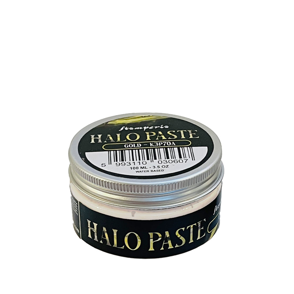 Stamperia Assorted 4 colors Halo Paste, 50 mL, gold