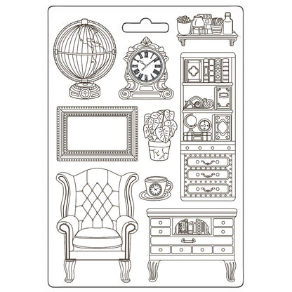 Stamperia Soft Mould A4 - Alterego, Cupboards and Accessories