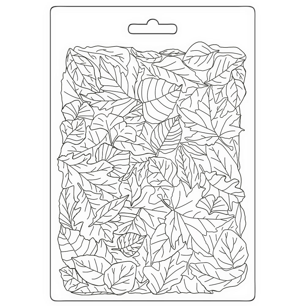 Stamperia Soft Mould A5 - Woodland Leaves Pattern