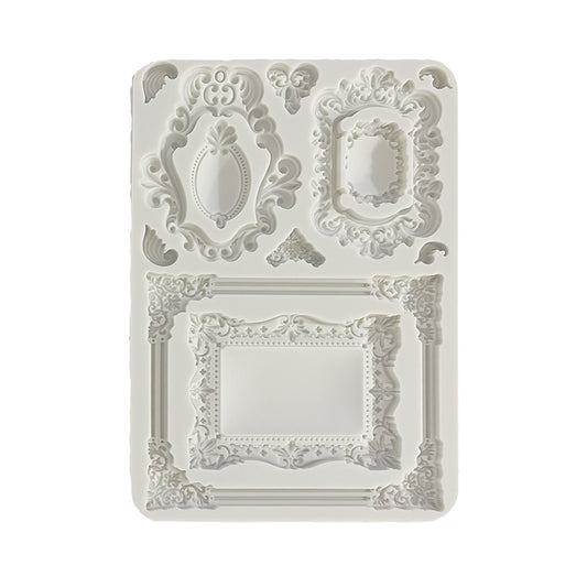 Stamperia Silicon Mould A5 - Brocante Antiques, Frames