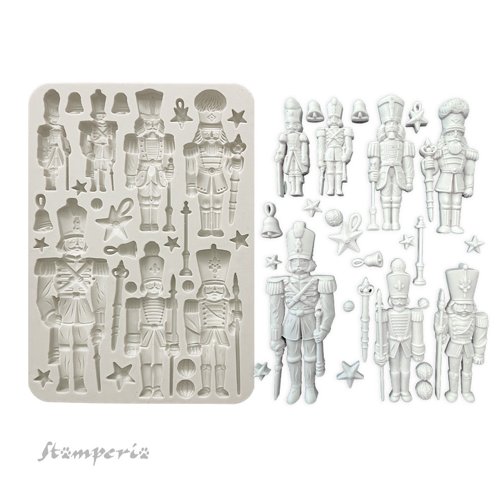 Stamperia Silicon Mould A5 - The Nutcracker, Soldiers