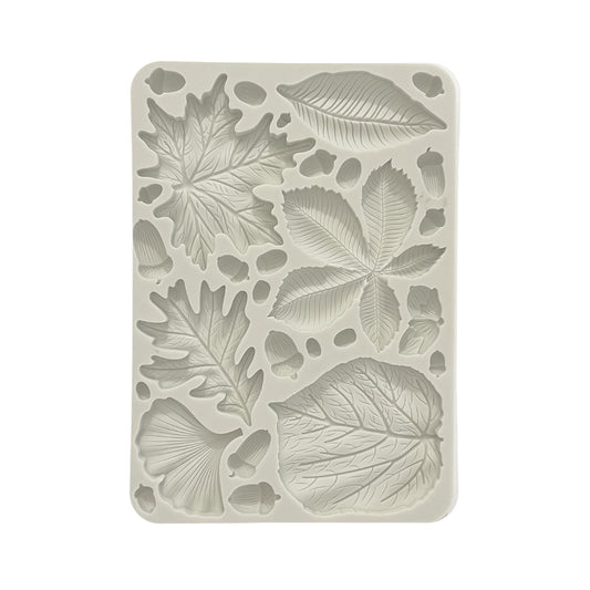 Stamperia Silicon Mould A5 - Forest, Leaves and Acorns