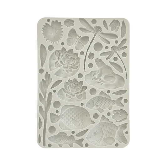 Stamperia Silicon Mould A5 - Forest, Fish and Dragonfly